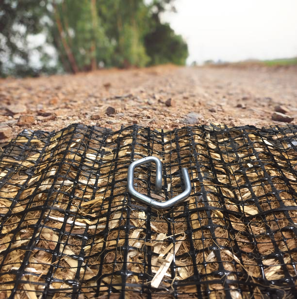 Falcon Hex Pins HR Landscape Anchors | 100 Count Box | 8 and 12 inch Hex pin for hard, rocky soil